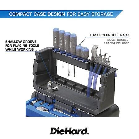 1/4", 3/8" & 1/2" Drive Tool Set, 131 Piece, 90 Tooth