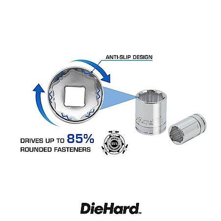1/4 in. & 3/8 in. Drive Socket Set: Anti┬┐Slip Design, Metric Coverage, 20┬┐Piece