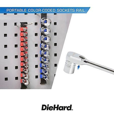 1/4 in. & 3/8 in. Drive Socket Set: Anti┬┐Slip Design, Metric Coverage, 20┬┐Piece