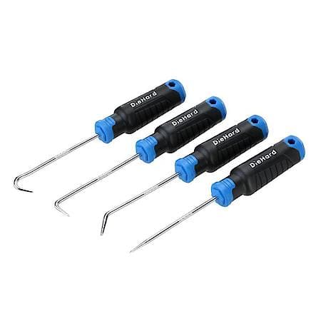 Hook and Pick Set: Removes Seals, O┬┐Rings and Small Parts, 4┬┐Piece