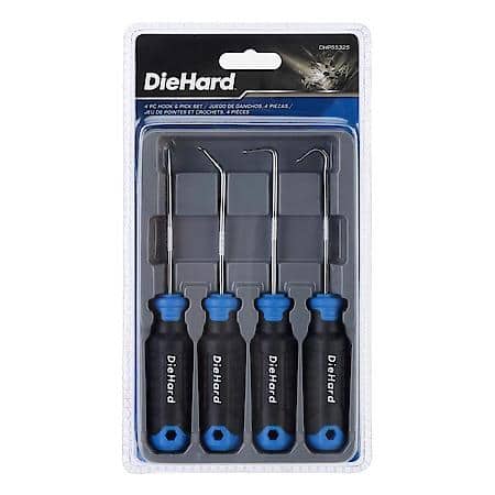 Hook and Pick Set: Removes Seals, O┬┐Rings and Small Parts, 4┬┐Piece