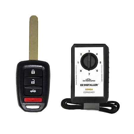 Replacement Honda Remote & Key Combo - 4 Buttons