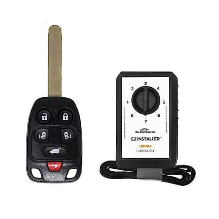 Replacement Honda Remote & Key Combo - 6 Buttons