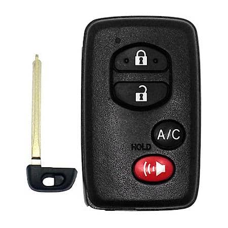 Toyota Prius Remote Entry Smart Key - 4 Buttons