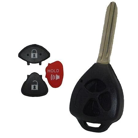 Toyota Replacement Remote Shell - 3 Buttons