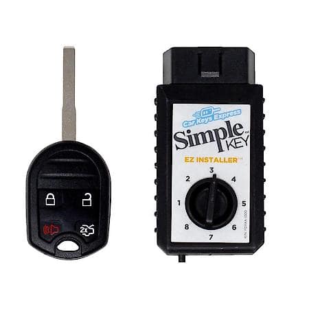 Replacement Ford Remote & Key Combo - 4 Buttons