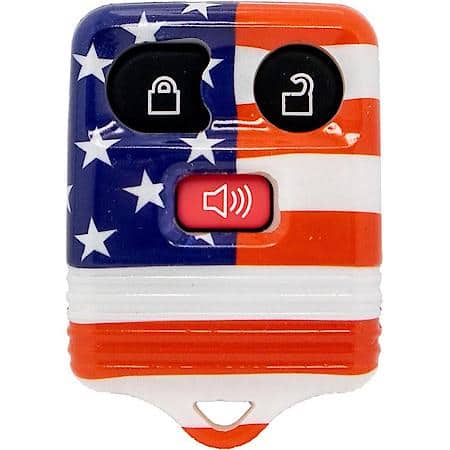 Ford US FLAG Replacement Remote Shell - 3 Buttons