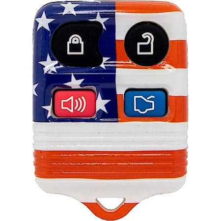 Ford US FLAG Replacement Remote Shell - 4 Buttons