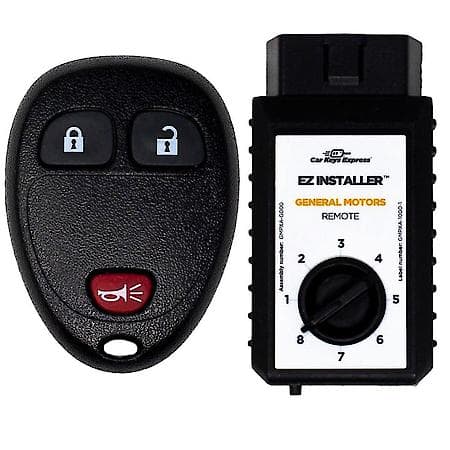 Replacement GM Keyless Entry Remote with EZ Installer - 3 Buttons