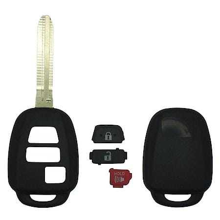 Toyota Black Key Combo Replacement Remote Shell - 3 Buttons