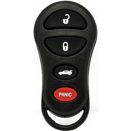 Chrysler Replacement Remote Shell - 4 Buttons
