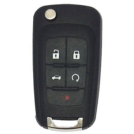 GM Keyless Entry and Flip Key - 5 Buttons