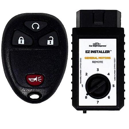Replacement GM Keyless Entry Remote with EZ Installer - 4 Buttons