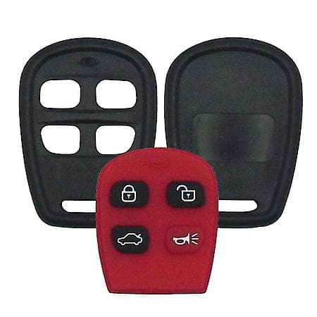 Kia Black Replacement Remote Shell - 4 Buttons
