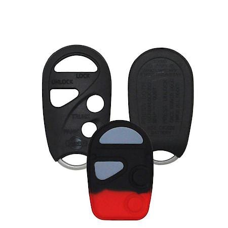 Nissan Black Replacement Remote Shell - 4 Buttons
