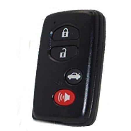 Toyota Smart Key Replacement Remote Shell - 4 Buttons