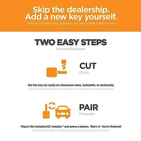 Replacement Nissan Remote & Key Combo - 3 Buttons
