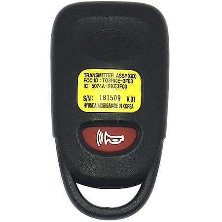 Hyundai Keyless Entry Remote - 4 Buttons