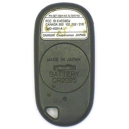 Honda Keyless Entry Remote - 3 Buttons