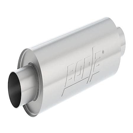 T-304 SS, 5"Dia Case, Single 2.5" Center Inlet and Outlet, 15"L Body/20"OAL