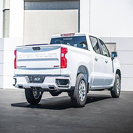 SS, 3"-2.75"Dia Pipe, Single Exhaust With Dual Exit, Split Rear Exit