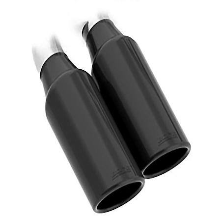 SS, 3"-2.75"Dia Pipe, Dual Exhaust With Quad Exit, Dual Split Rear Exit