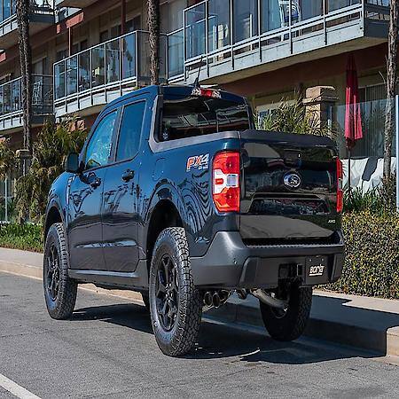 SS, 2.5"Dia Pipe, Single Exhaust Dual Exit, Truck Side Exit, 3.5"SS Tips