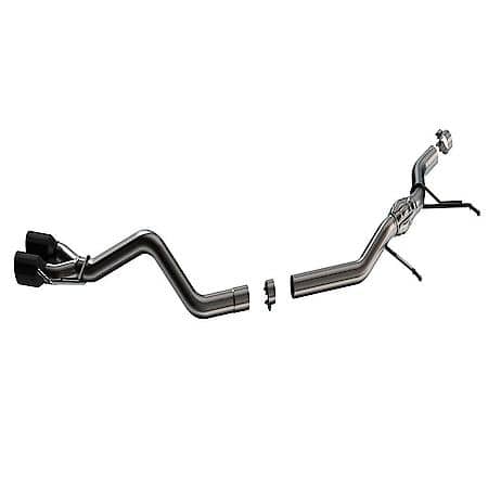 SS, 2.5"Dia Pipe, Single Exhaust Dual Exit, Truck Side Exit, 3.5"SS Tips