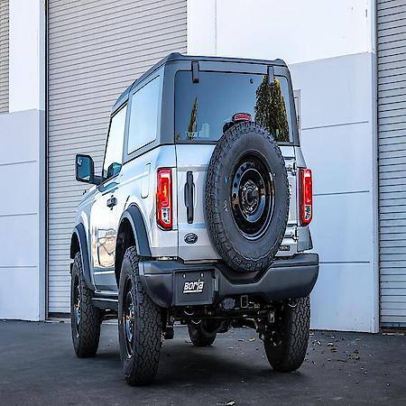 SS, 2.75"Dia Pipe, Single Exhaust With Single Exit, Truck Single Left Rear Exit