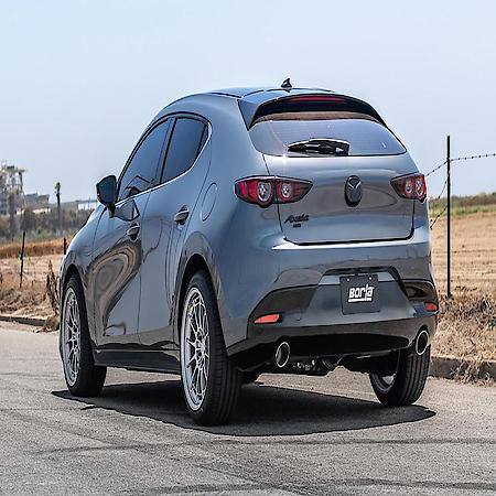 SS, 2.5" to Dual 2"Dia Pipe, Single Exhaust With Dual Exit, Split Rear Exit