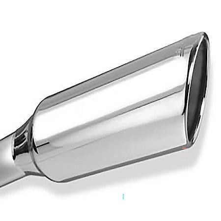 SS, 3-2.25"Dia Pipe, Single Exhaust With Dual Exit, Truck Single Split Rear Exit