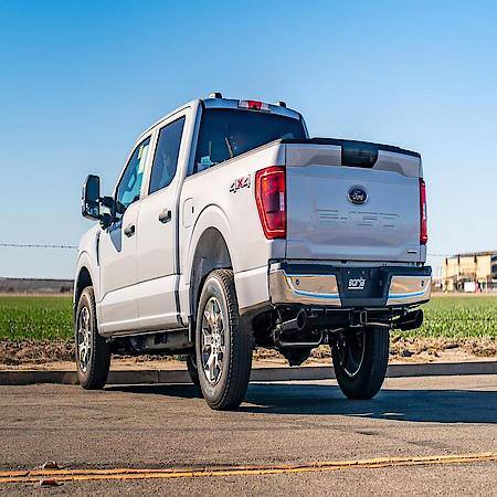 3"-2.25"Dia Pipe, Single Exhaust With Dual Exit, Truck Single Split Rear Exit