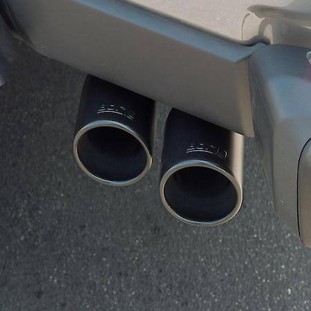 SS, With Muffler, 2.75"Dia Pipe, Single Exhaust With Dual Exit