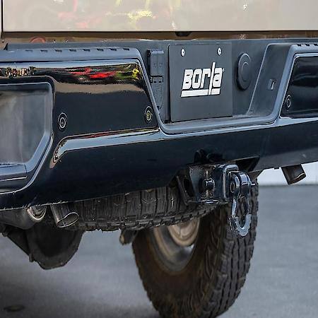 SS, 3.5"-2.75"Dia Pipe, Single Exhaust With Truck Single Split Rear Exit