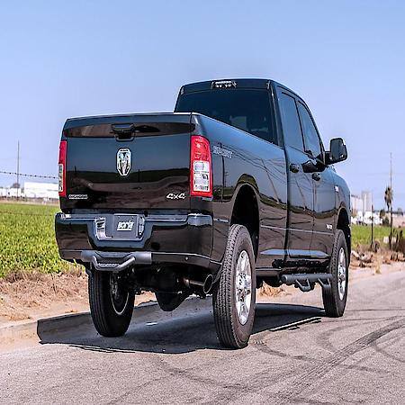 SS, 3.5"Dia Pipe, Single Exhaust With Single Exit, Truck Side Exit, 5"Tips