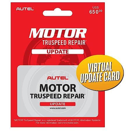 Virtual MOTOR TruSpeed Update Card