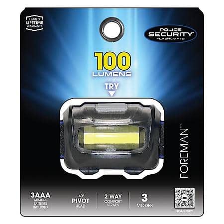 Foreman Headlamp, 100 Lumens
