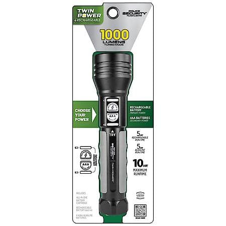 Twin Power 1000 Lumen LED Flashlight