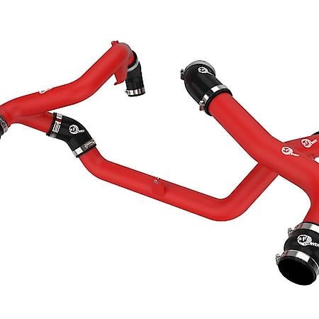 BladeRunner 2-1/4" & 2-3/4" Aluminum Hot and Cold Charge Pipe Kit Red