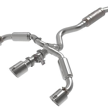 Gemini XV 3 to 2-1/2" 304 Stainless Steel Cat-Back Exhaust with Cut-Out Polished