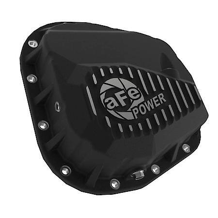 Pro Series Rear Differential Cover Black with Machined Fins