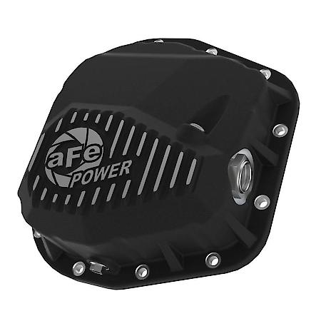 Pro Series Rear Differential Cover Black with Machined Fins