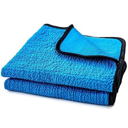 Microfiber Glass Towels, 16" x 16", Pack of 2