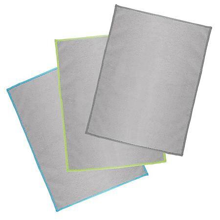 Final Shine Auto Cloths, Microfiber Towels, 12" x 16", Grey