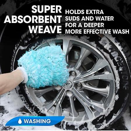 Deluxe Scratch Resistant Microfiber Wash Mitt