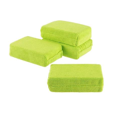 Microfiber Applicator Pads, 4.9" x 3" x 1.4", Pack of 4