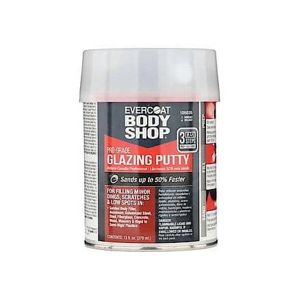 Pro-Grade Glazing Putty, Minor Dings, Scratches, and Low Spots