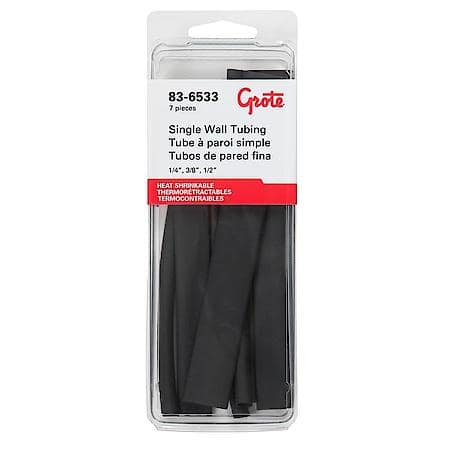 Shrink Tube 2 To 1 Single Wall Assortment 6In Lengths Pk 7