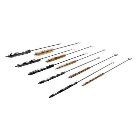 Wire Tube Brush Set - Flexible Handle, 12" Length, 10-Piece