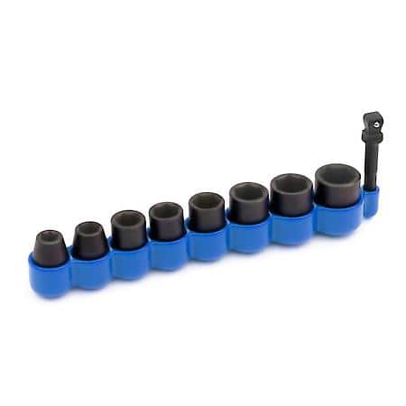 Socket Set - 3/8 Inch Drive, Metric, Impact, 6 Point, 9-Piece